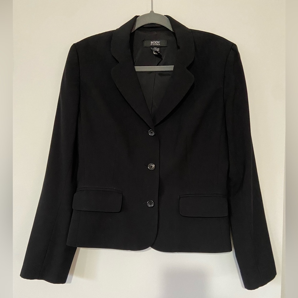 Body by Victoria Classic Black Blazer with pockets